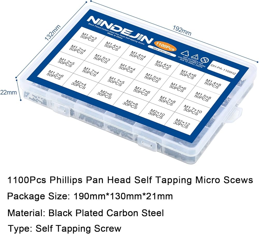 Amazon.co.jp: NINDEJIN パンヘッドタッピングねじ ラップトップ